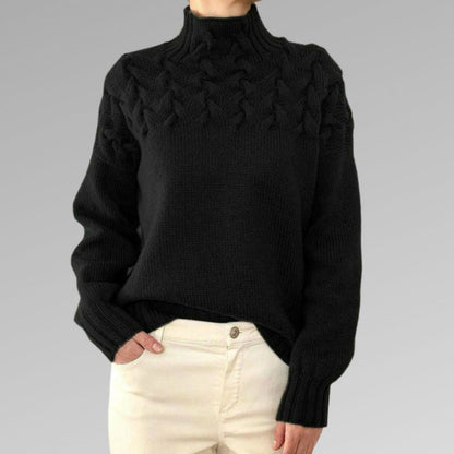 Snygg stickad pullover | Wilma